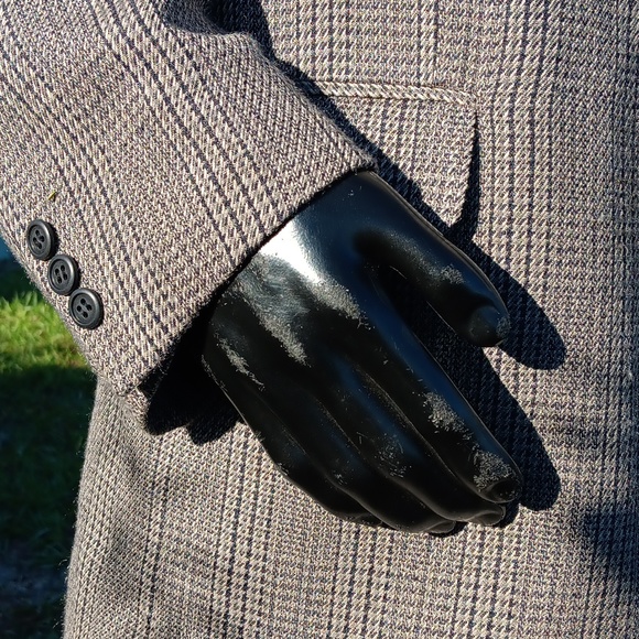 ROBERT ALAN MEN'S (2) BUTTON SILK/WOOL-BLEND LUXURY BLAZER - Picture 7 of 17